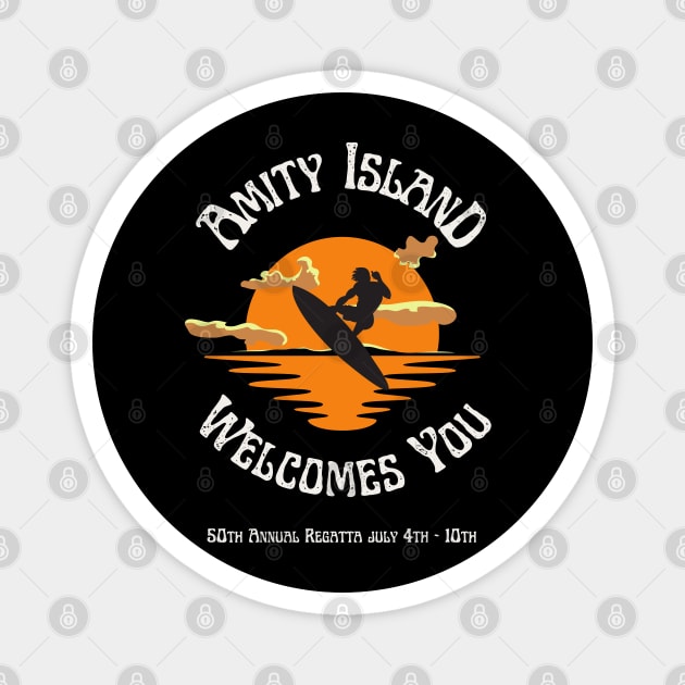 Amity Island 50th Annual Regatta July 4th - 10th Magnet by Teessential